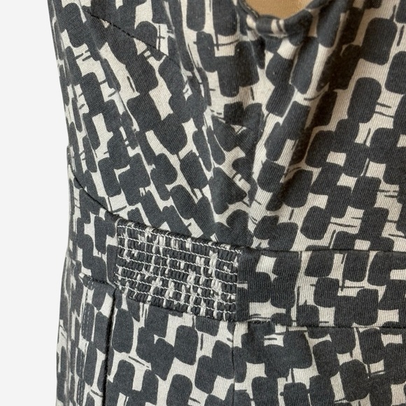 Boden Geo Print Jersey Dress Short Sleeve Modal Cotton Pockets Stretch - Picture 4 of 11
